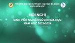 THÔNG BÁO TỔ CHỨC HỘI NGHỊ SINH VIÊN NGHIÊN CỨU KHOA HỌC KHOA HÓA HỌC NĂM HỌC 2023-2024